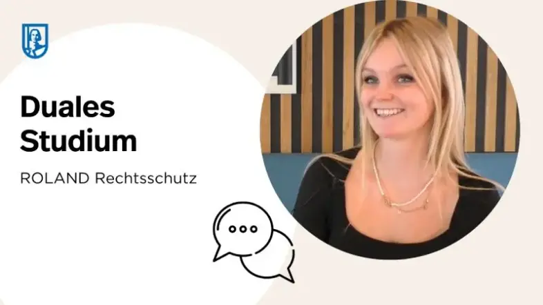 Auf einer Folie ist ein Foto von einer jungen Frau abgebildet. Sie lächelt. Daneben steht 