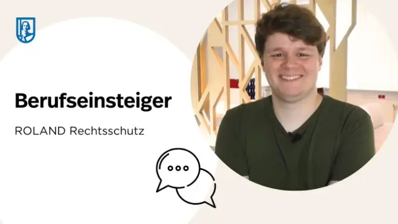 Auf einer Folie ist ein Foto von einem jungen Mann abgebildet. Er lächelt. Daneben steht 